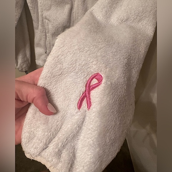 White North Face Fleece Jacket - Picture 3 of 4